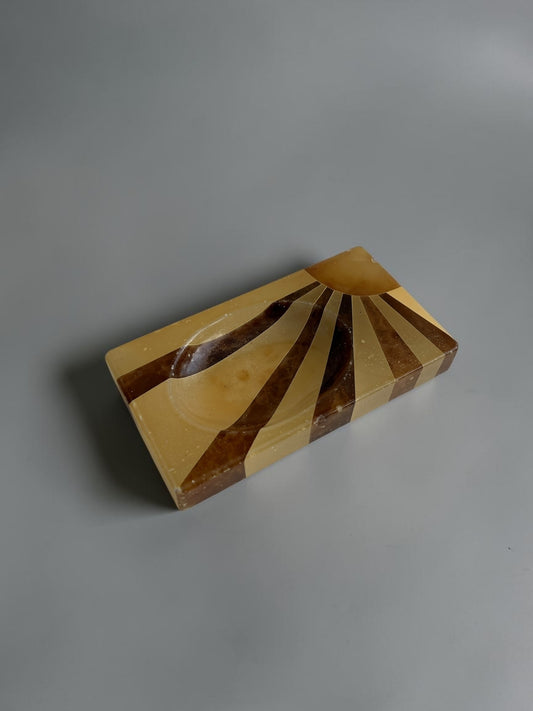 Italienische Vintage Alabaster Schale