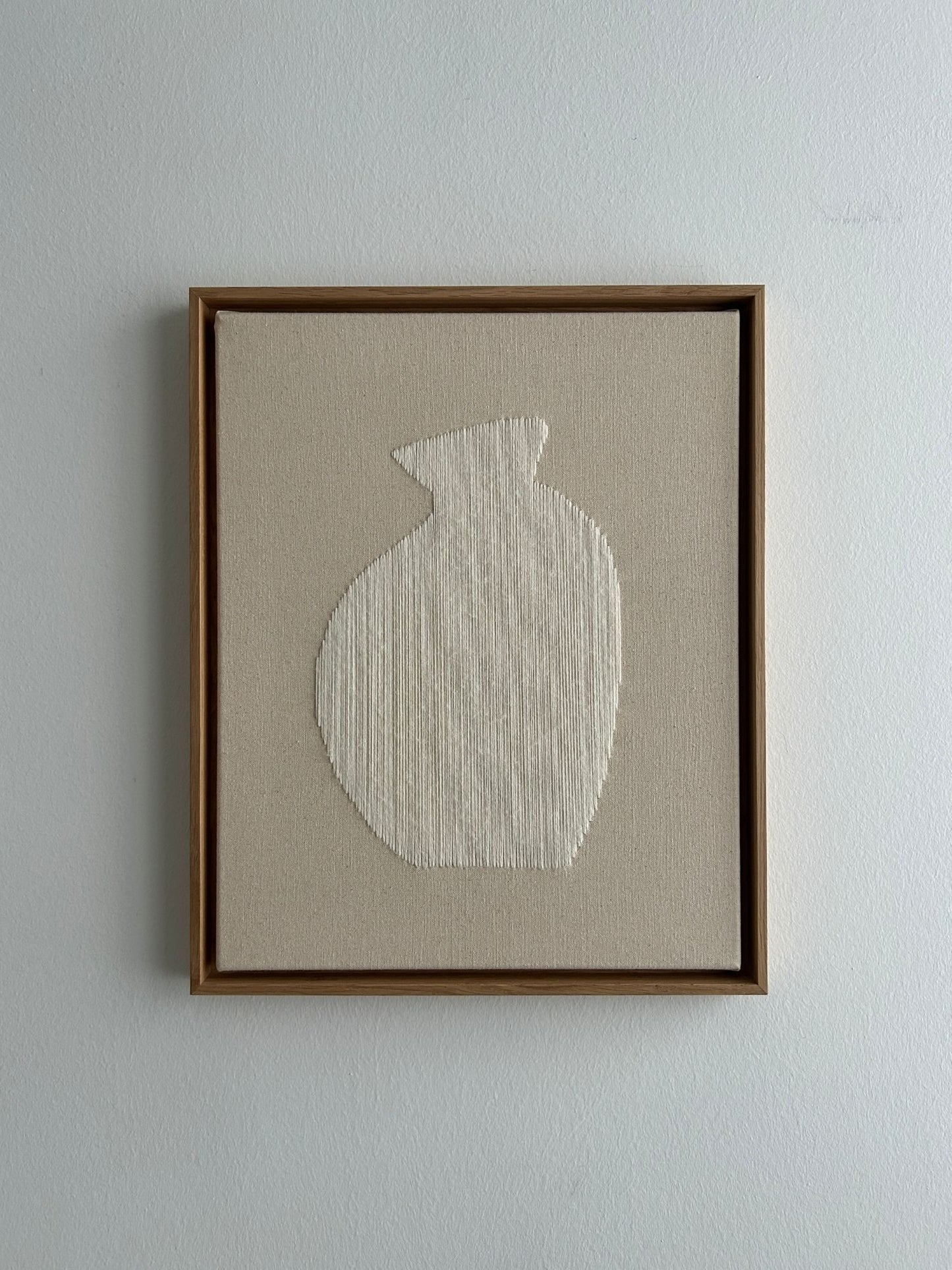 Vessel 1, Handgesticktes Original Kunstwerk auf Leinwand