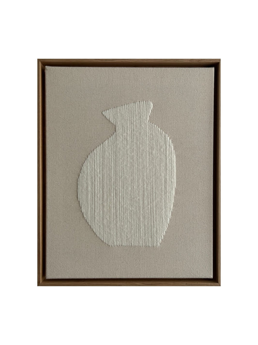 Vessel 1, Handgesticktes Original Kunstwerk auf Leinwand