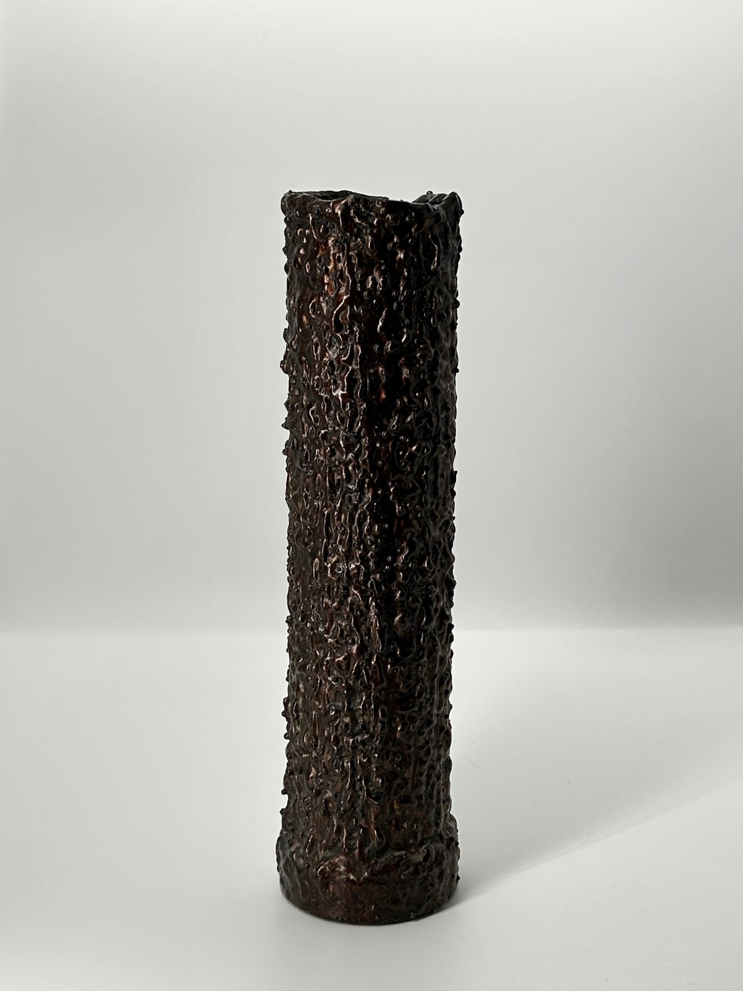 Brutalistische Bronze Vase