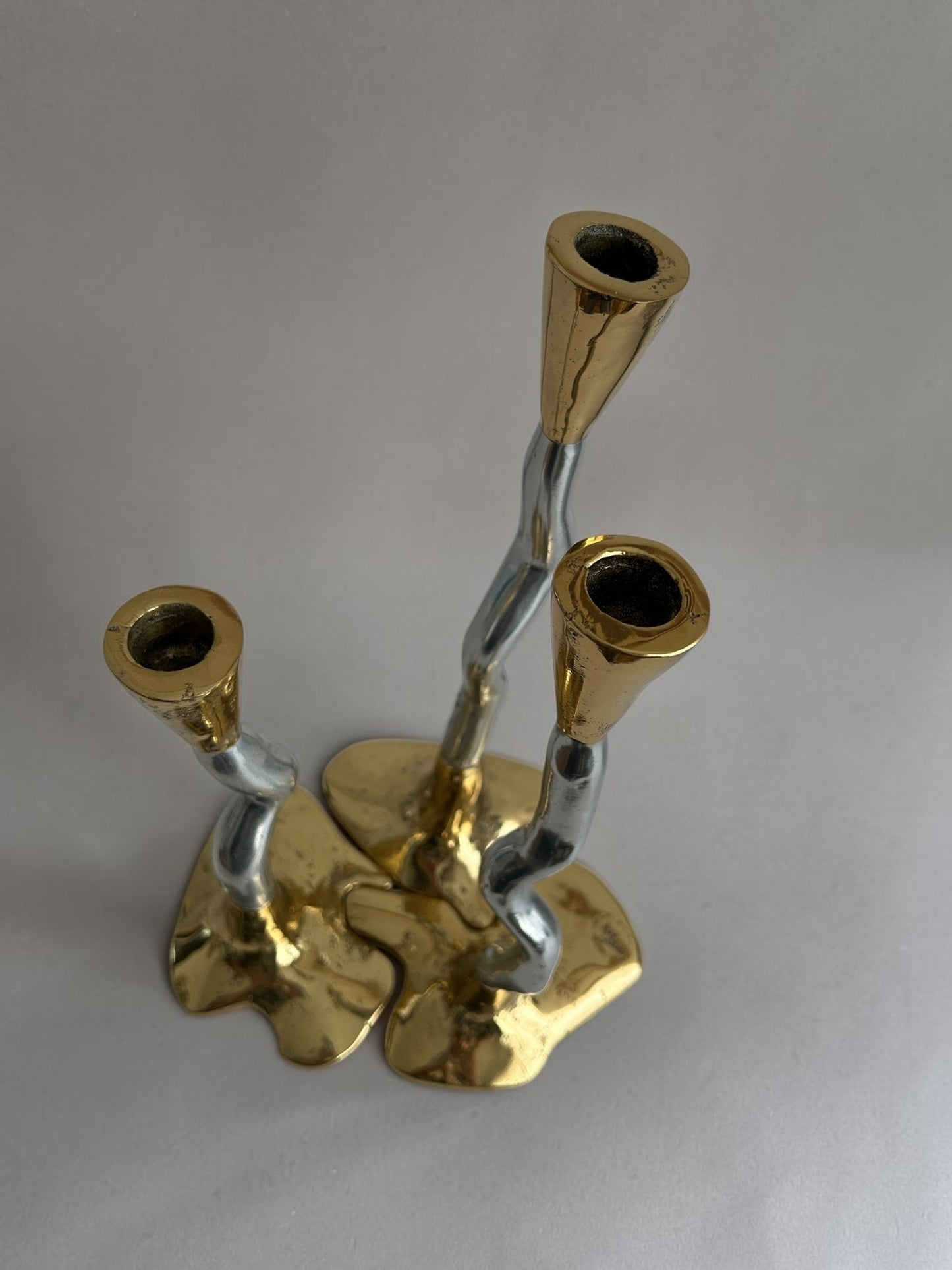 David Marshall „Puzzle“ Kerzenständer Set, 1970er
