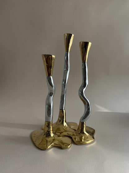 David Marshall „Puzzle“ Kerzenständer Set, 1970er