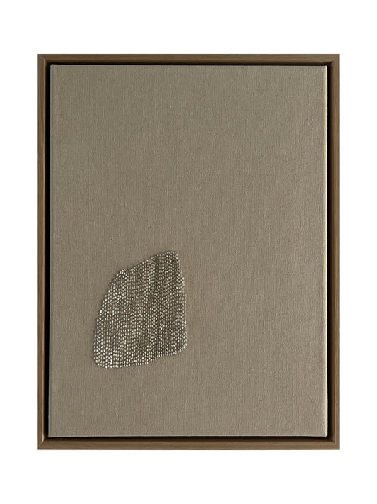 Mountain 2, Handgesticktes Original Kunstwerk auf Leinwand