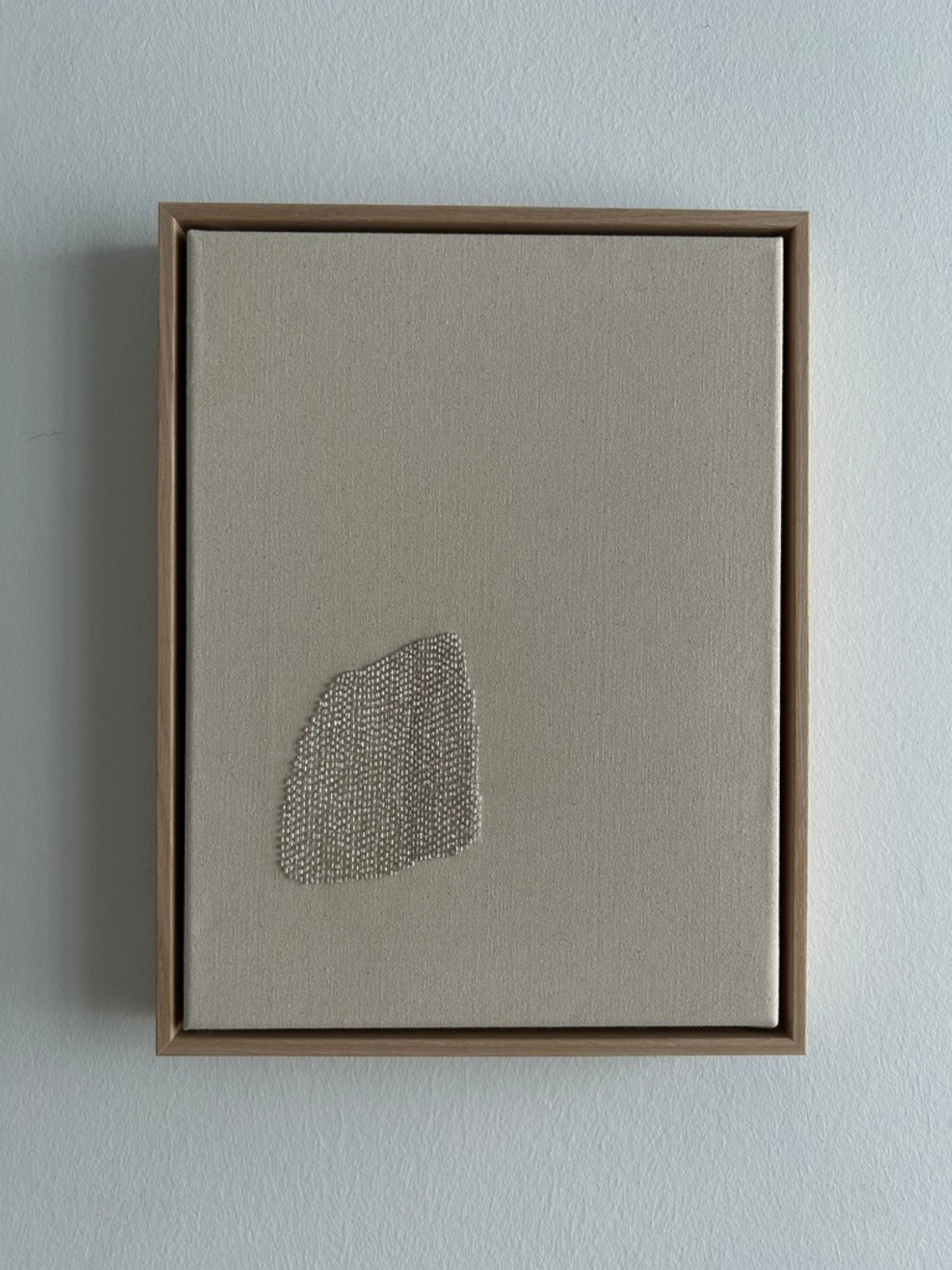 Mountain 2, Handgesticktes Original Kunstwerk auf Leinwand