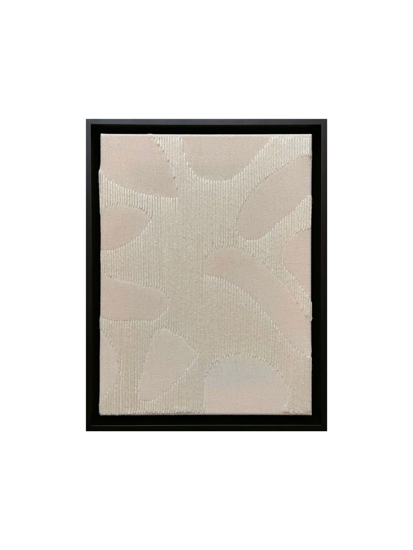 Twisted Thoughts, Handgesticktes Original Kunstwerk auf Leinwand