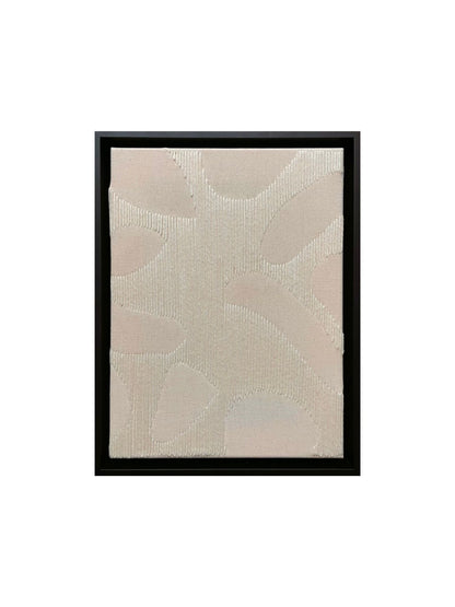 Twisted Thoughts, Handgesticktes Original Kunstwerk auf Leinwand