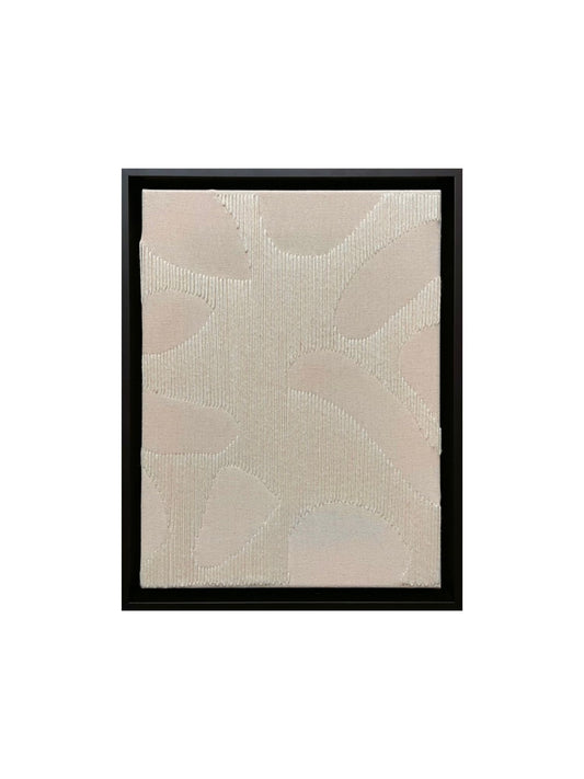 Twisted Thoughts, Handgesticktes Original Kunstwerk auf Leinwand