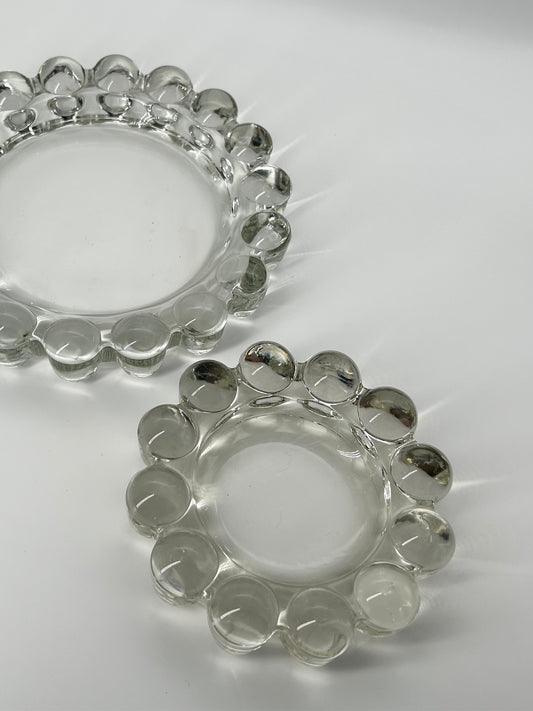 Vintage Glas Schalen Set