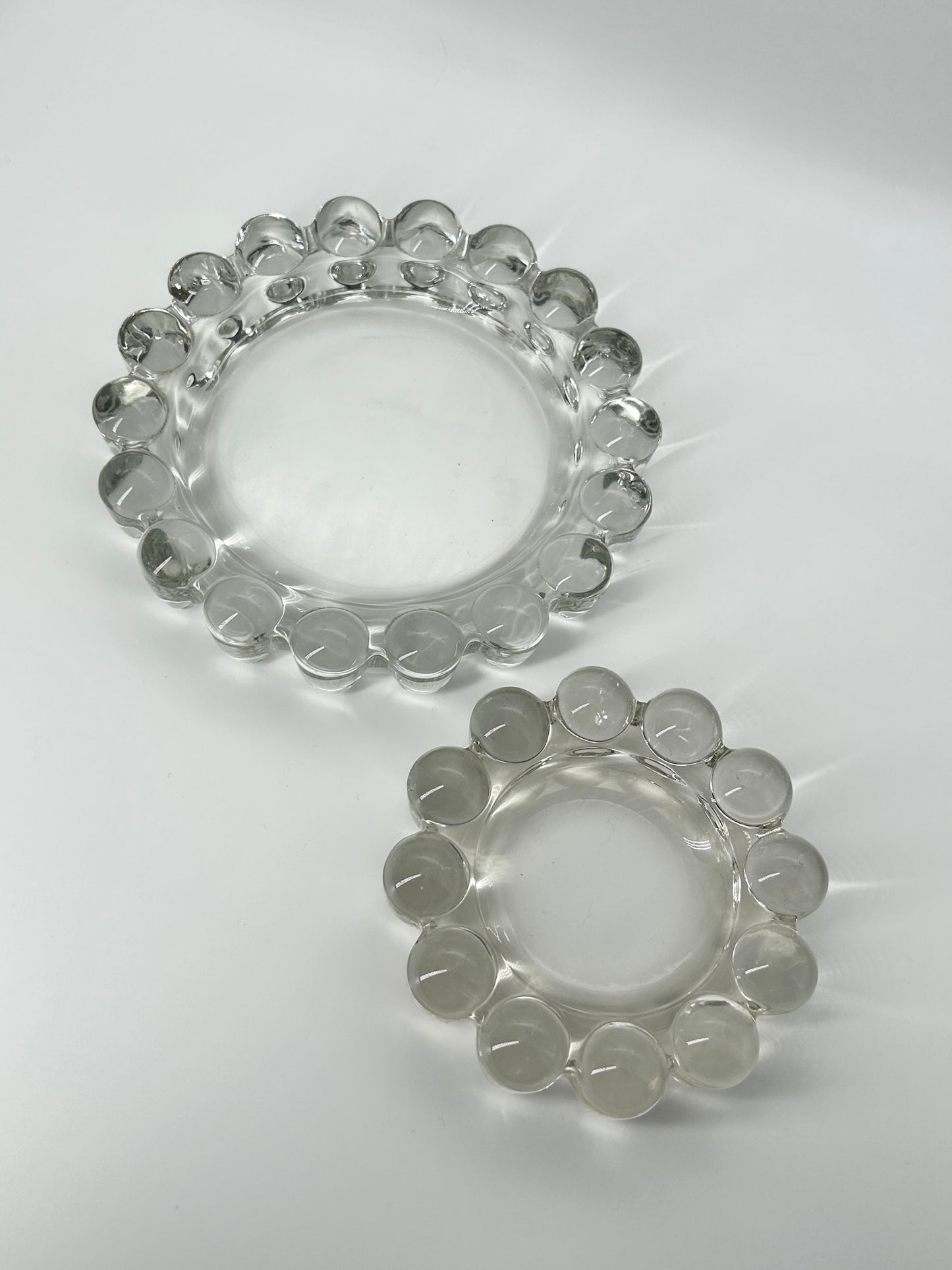 Vintage Glas Schalen Set