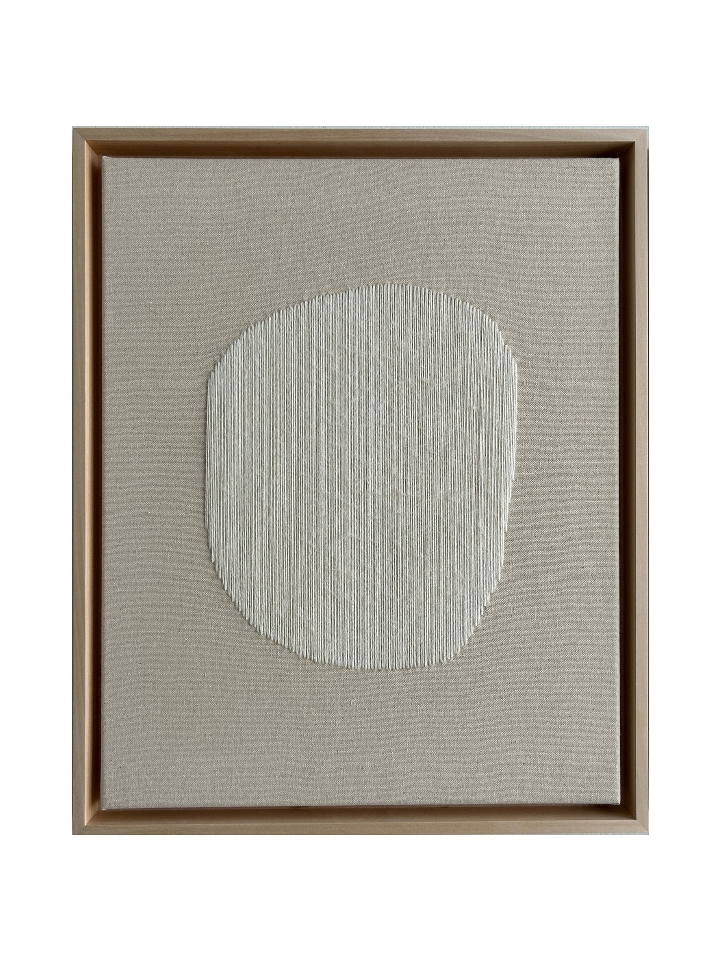 Raindrop, Handgesticktes Original Kunstwerk auf Leinwand