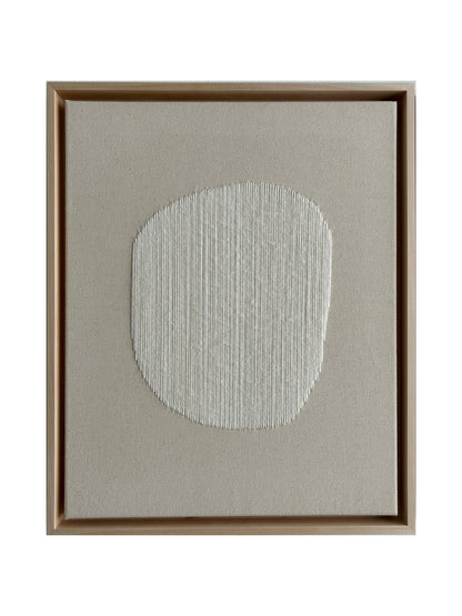 Raindrop, Handgesticktes Original Kunstwerk auf Leinwand