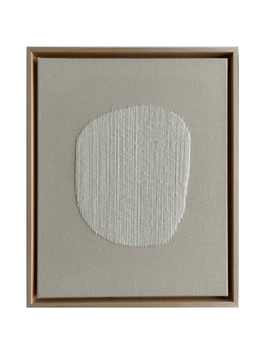 Raindrop, Handgesticktes Original Kunstwerk auf Leinwand