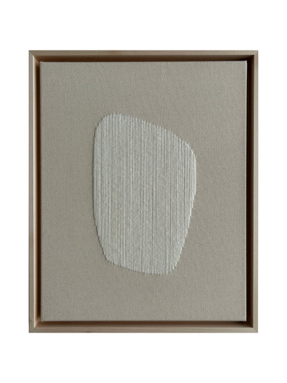 Raindrop, Handgesticktes Original Kunstwerk auf Leinwand