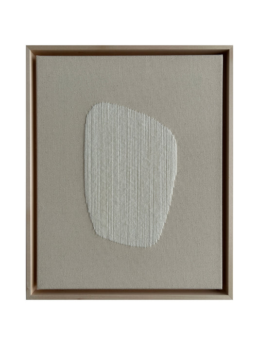 Raindrop, Handgesticktes Original Kunstwerk auf Leinwand