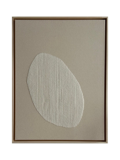 Big Raindrop, Handgesticktes Original Kunstwerk auf Leinwand
