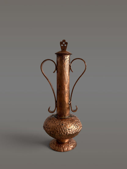 Skulpturale Vintage Kupferkanne, 1970er