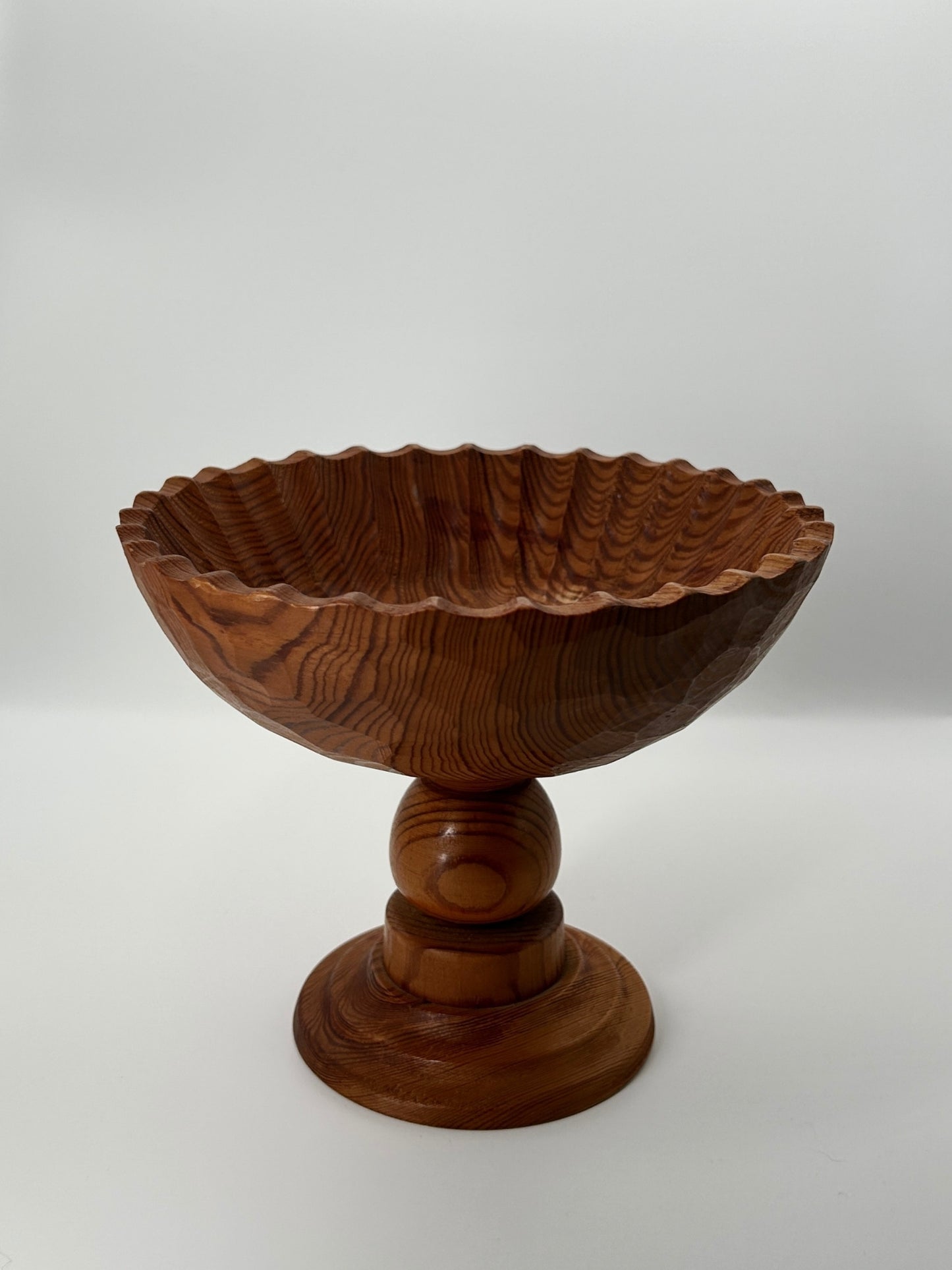 Turned wooden bowl, 1984