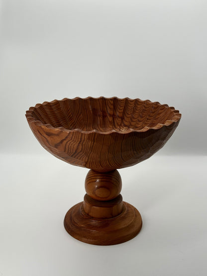 Turned wooden bowl, 1984