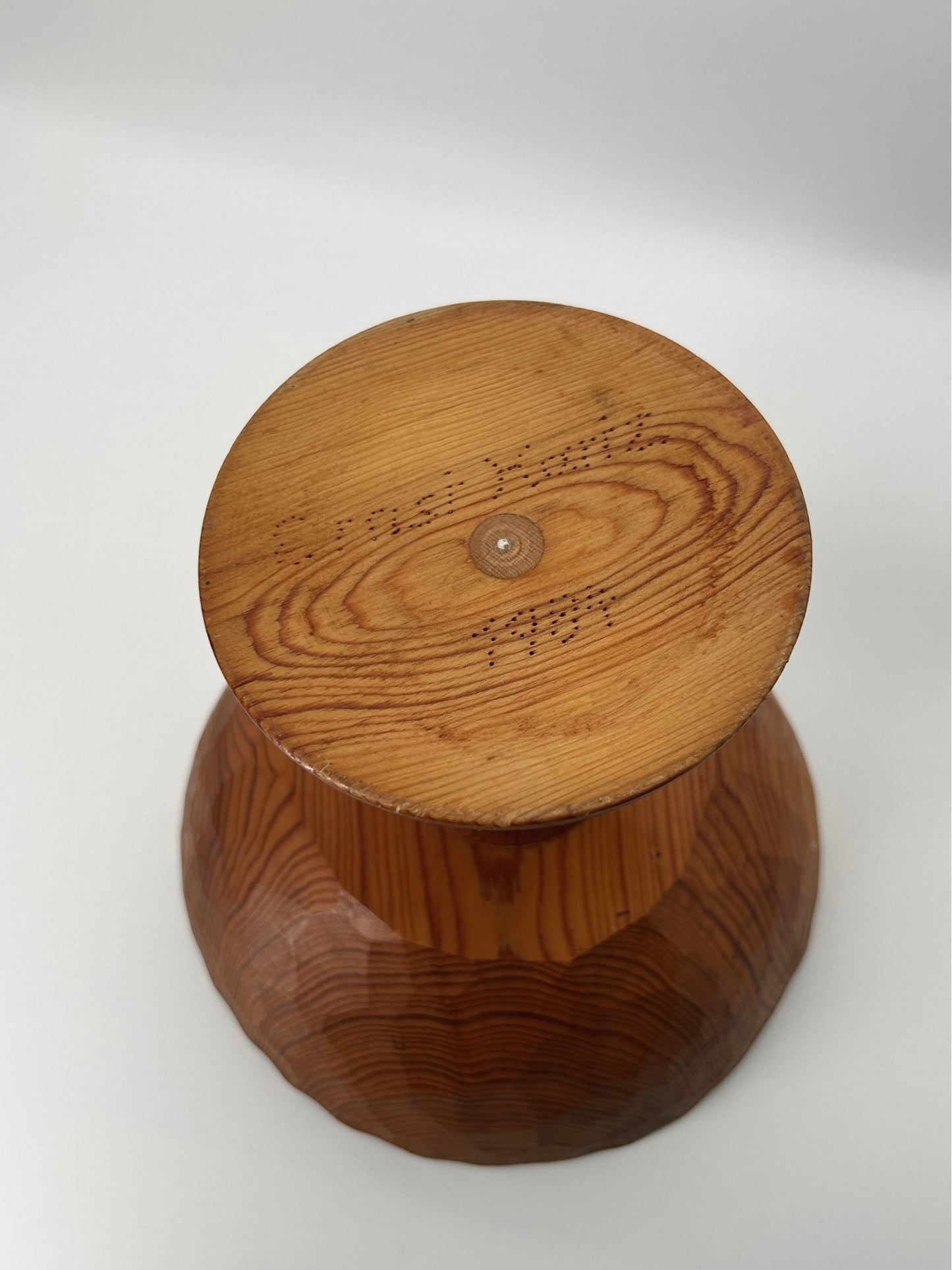 Turned wooden bowl, 1984
