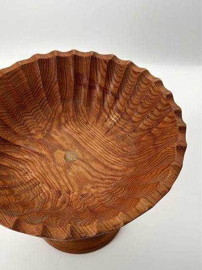 Turned wooden bowl, 1984