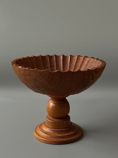 Turned wooden bowl, 1984