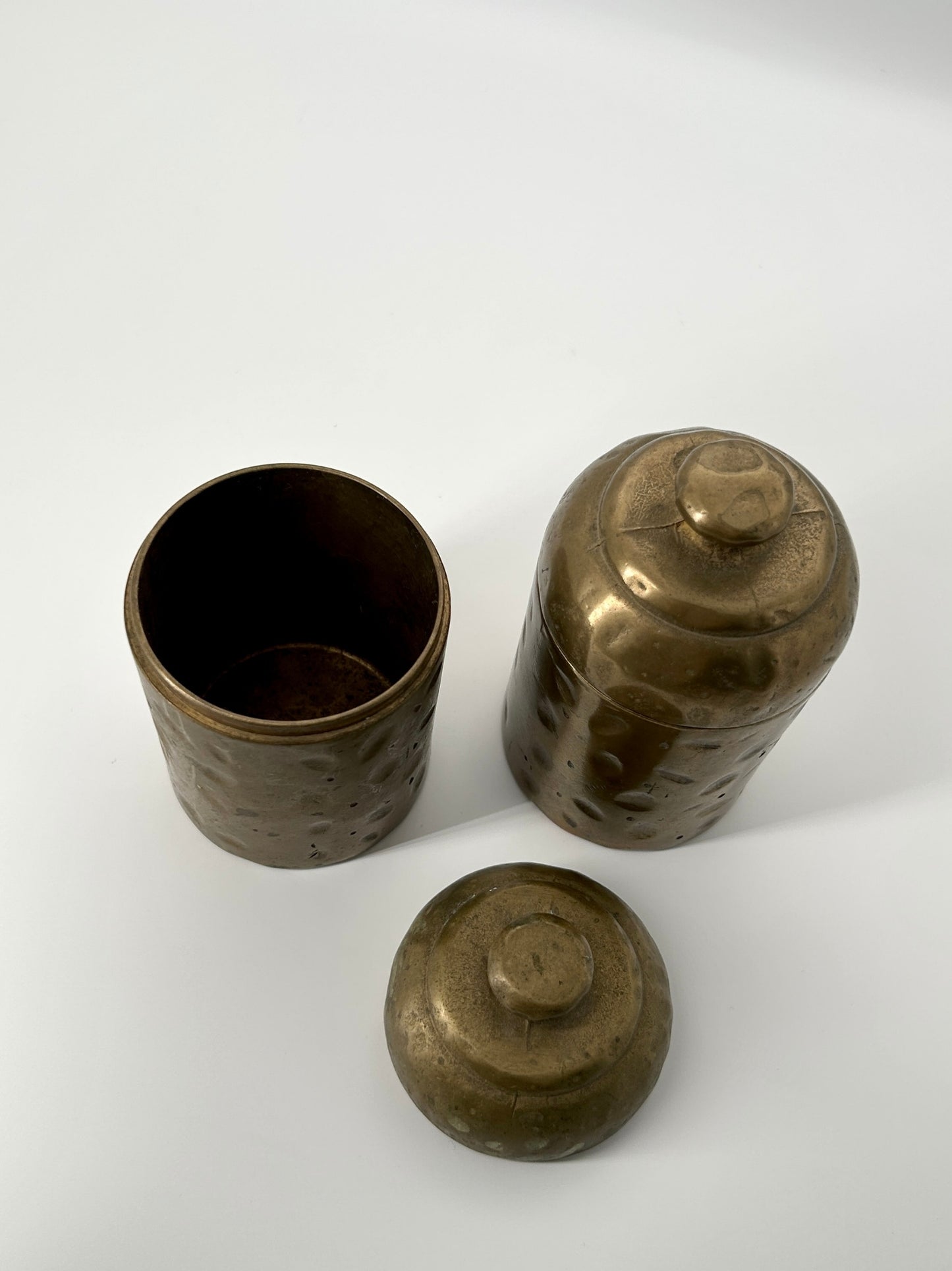 Vintage Brass Container