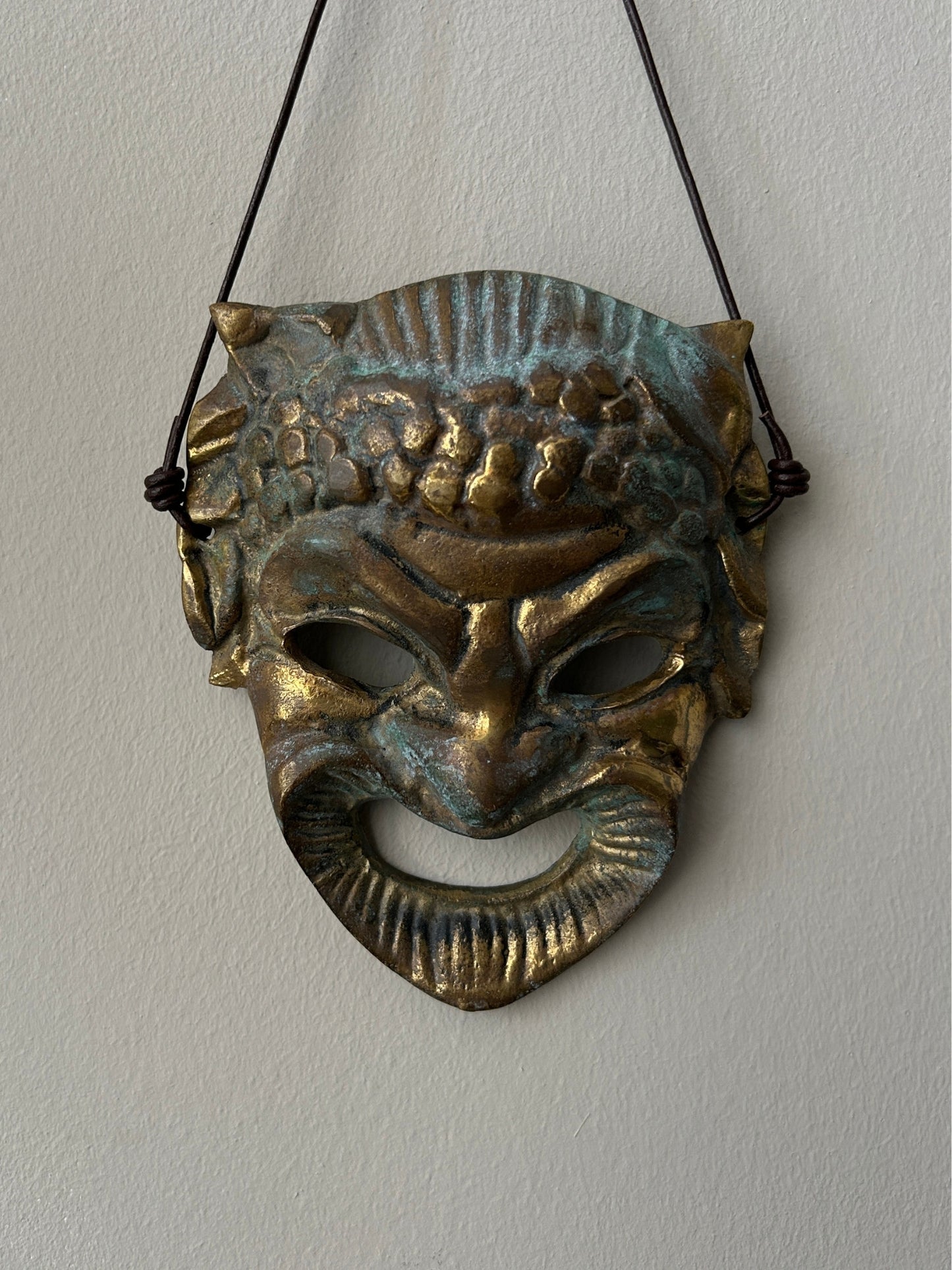 Schwere Vintage Wandmaske