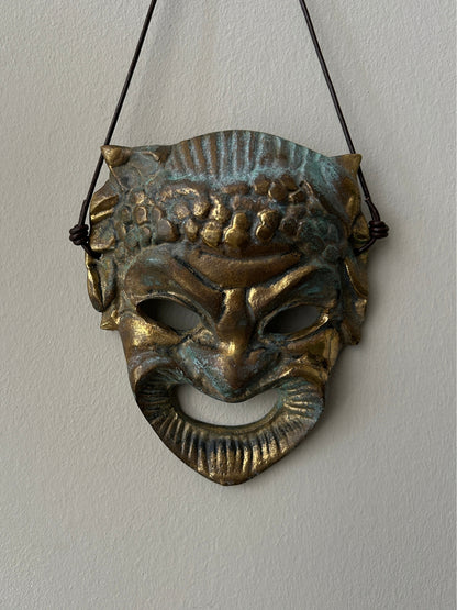 Schwere Vintage Wandmaske
