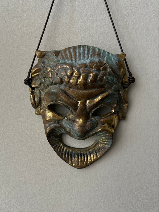 Schwere Vintage Wandmaske