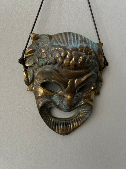 Schwere Vintage Wandmaske